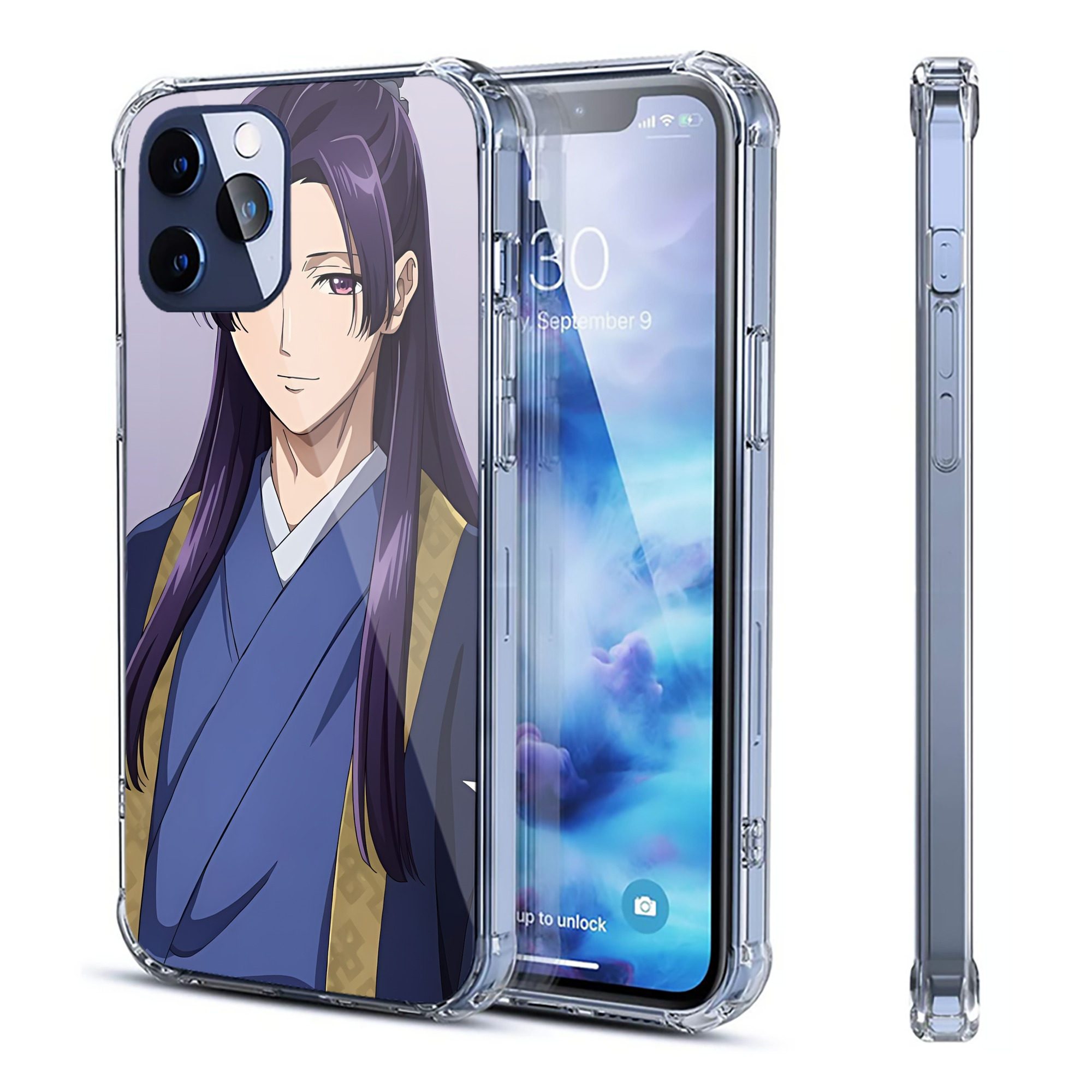 （画像用） 薬屋のひとりごと The Apothecary Diaries 【iPhone 12シリーズ対応】透明スマホケース（クリアソフトケース）